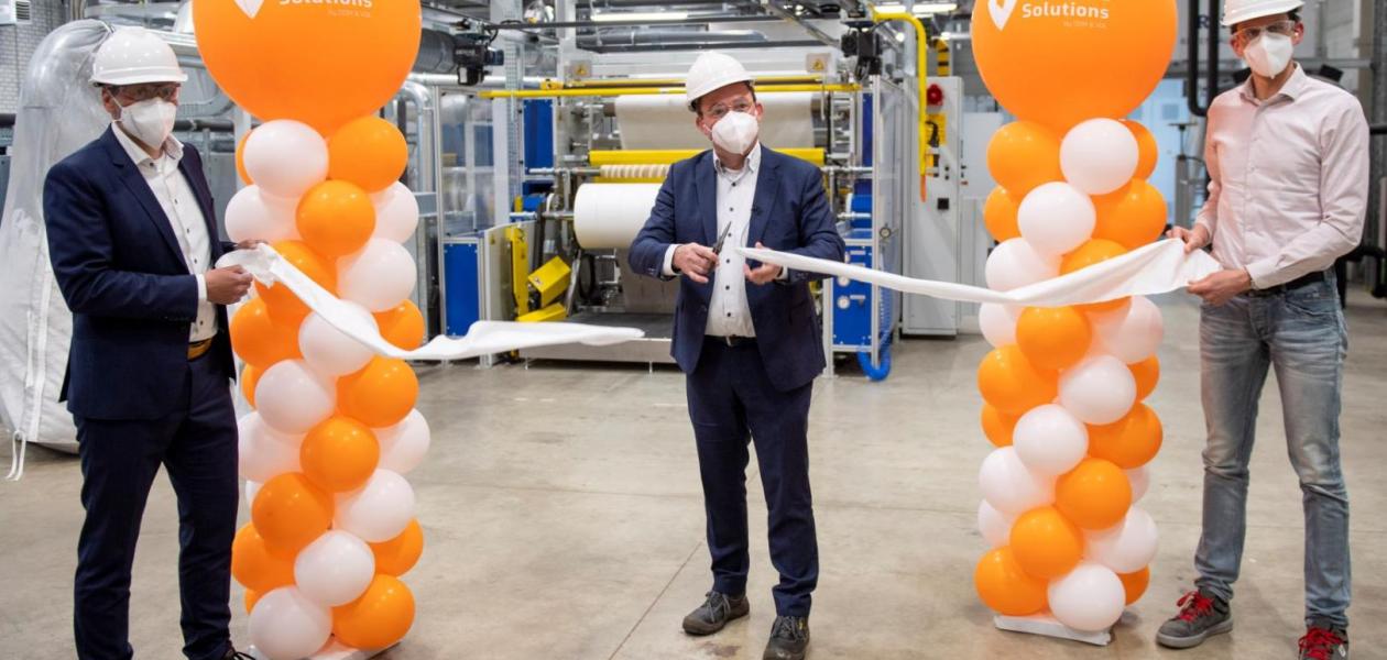 Dutch PPE Solutions starts large-scale production of filter material for medical facemasks